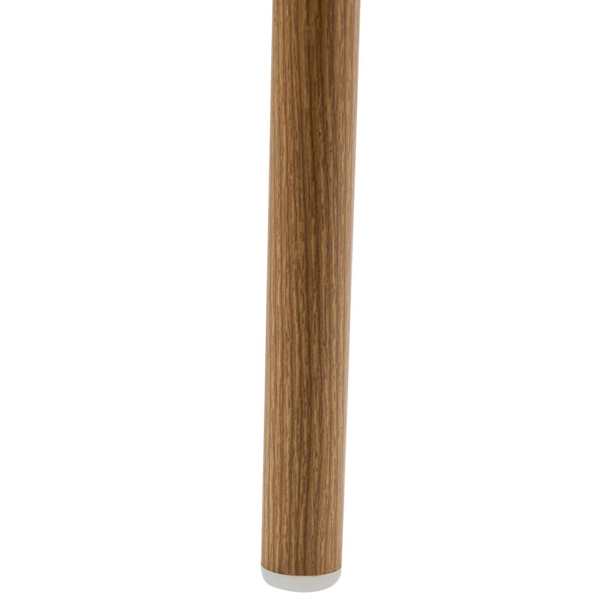 ESSZIMMERSTUHL 2er-Set Mintgrün Casey - Braun/Mintgrün, Textil (43/76/50cm) - Beliani