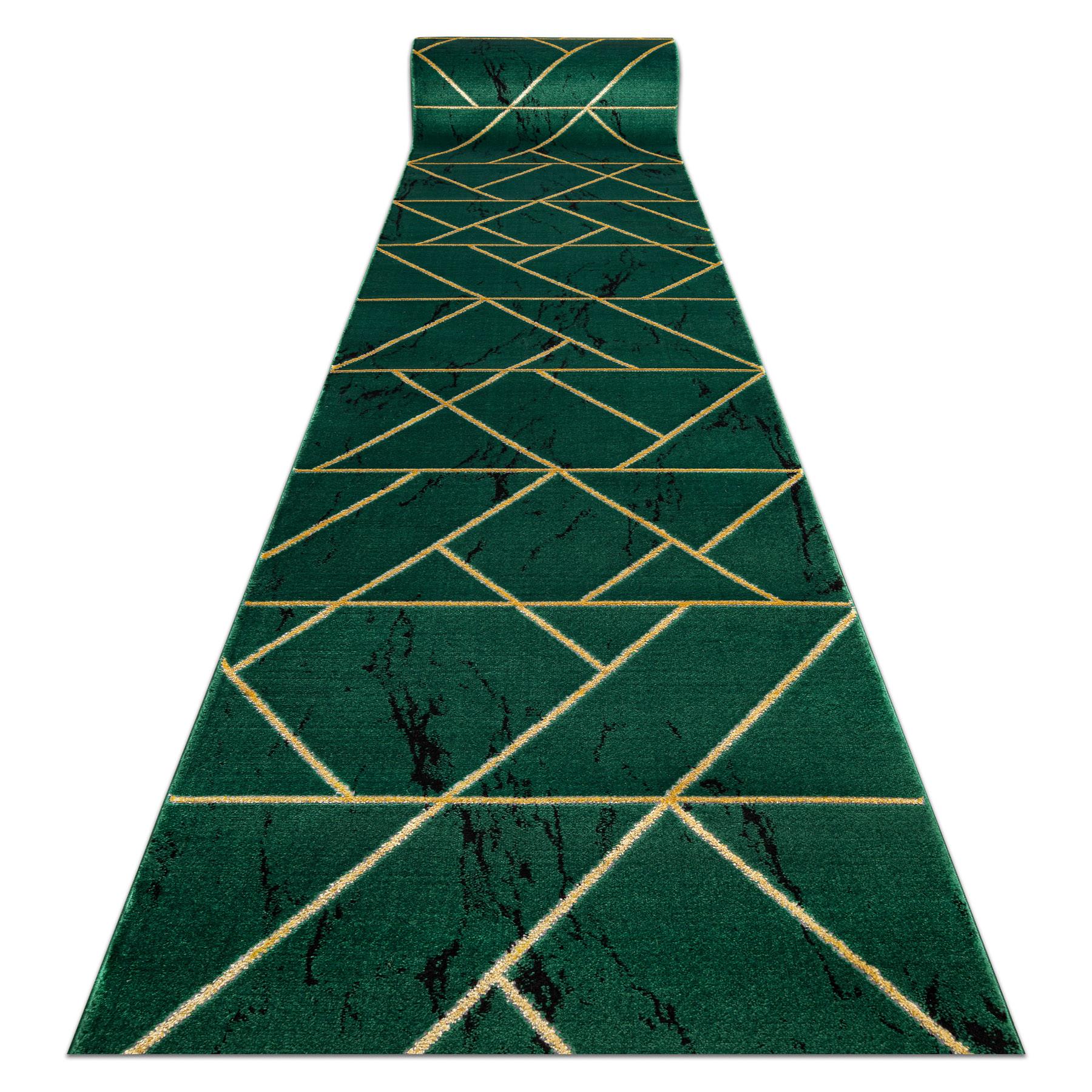 LÄUFER EXKLUSIV EMERALD 80/240 cm - Pastellgrün, Textil (80/240cm) - rugsX