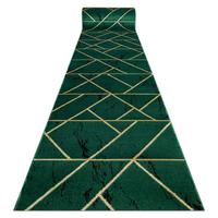 LÄUFER EXKLUSIV EMERALD 80/240 cm - Pastellgrün, Textil (80/240cm) - rugsX