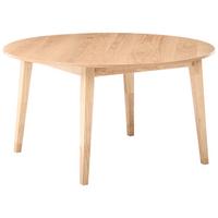 ESSTISCH Helle Eiche 140/140 cm Huntley - Hellbraun, Holzwerkstoff (140/140/75cm) - Beliani