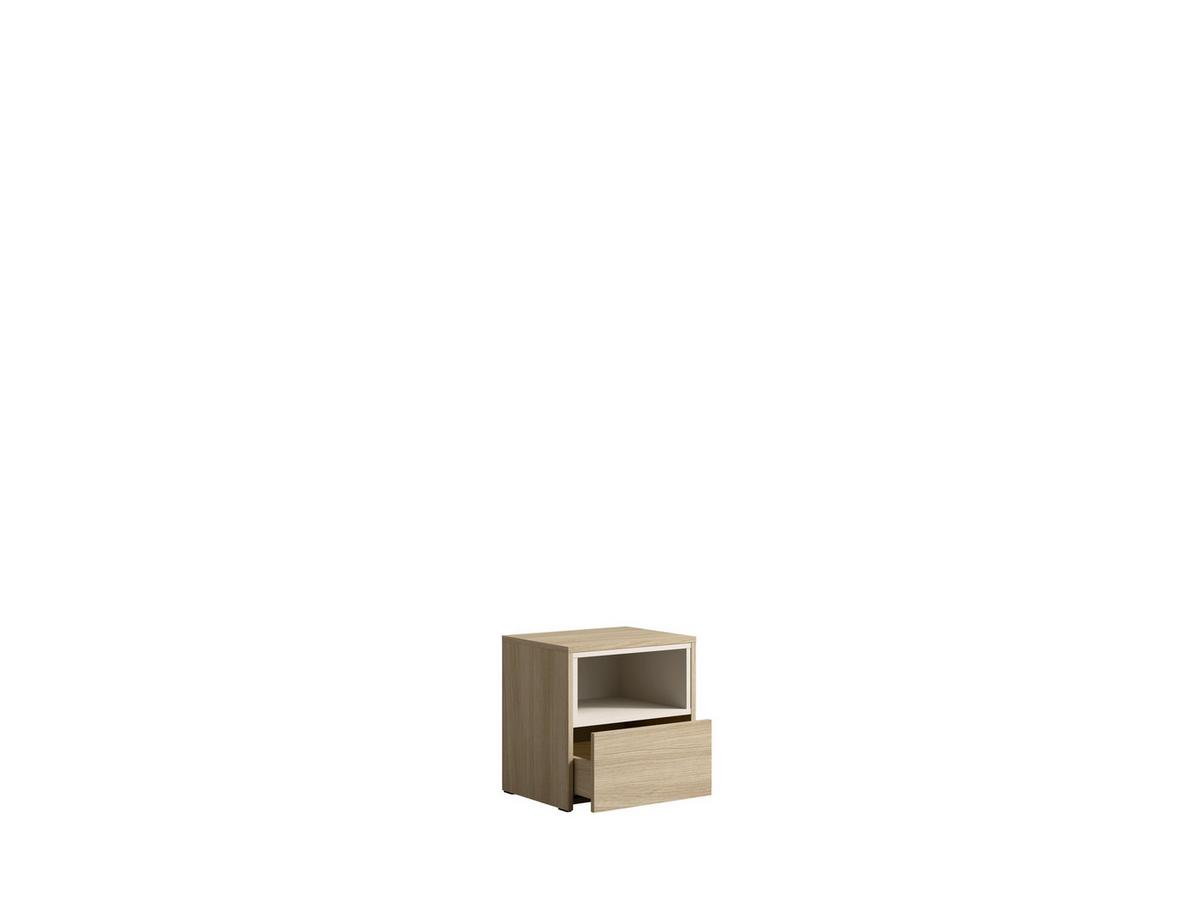 NACHTTISCH Barista Oak, Wüstensand 45/45,9/37 - Eichefarben, Holzwerkstoff (45/46/37cm) - RAUMHIRSCH FURNITURE