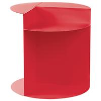 BEISTELLTISCH Metall Rot Taggart - Rot, Metall (40/40/45cm) - Beliani