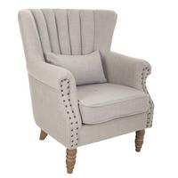 SESSEL gepolstert 73x59x43/87 cm - Grau, Holz (73/87/59cm) - Wanderlust