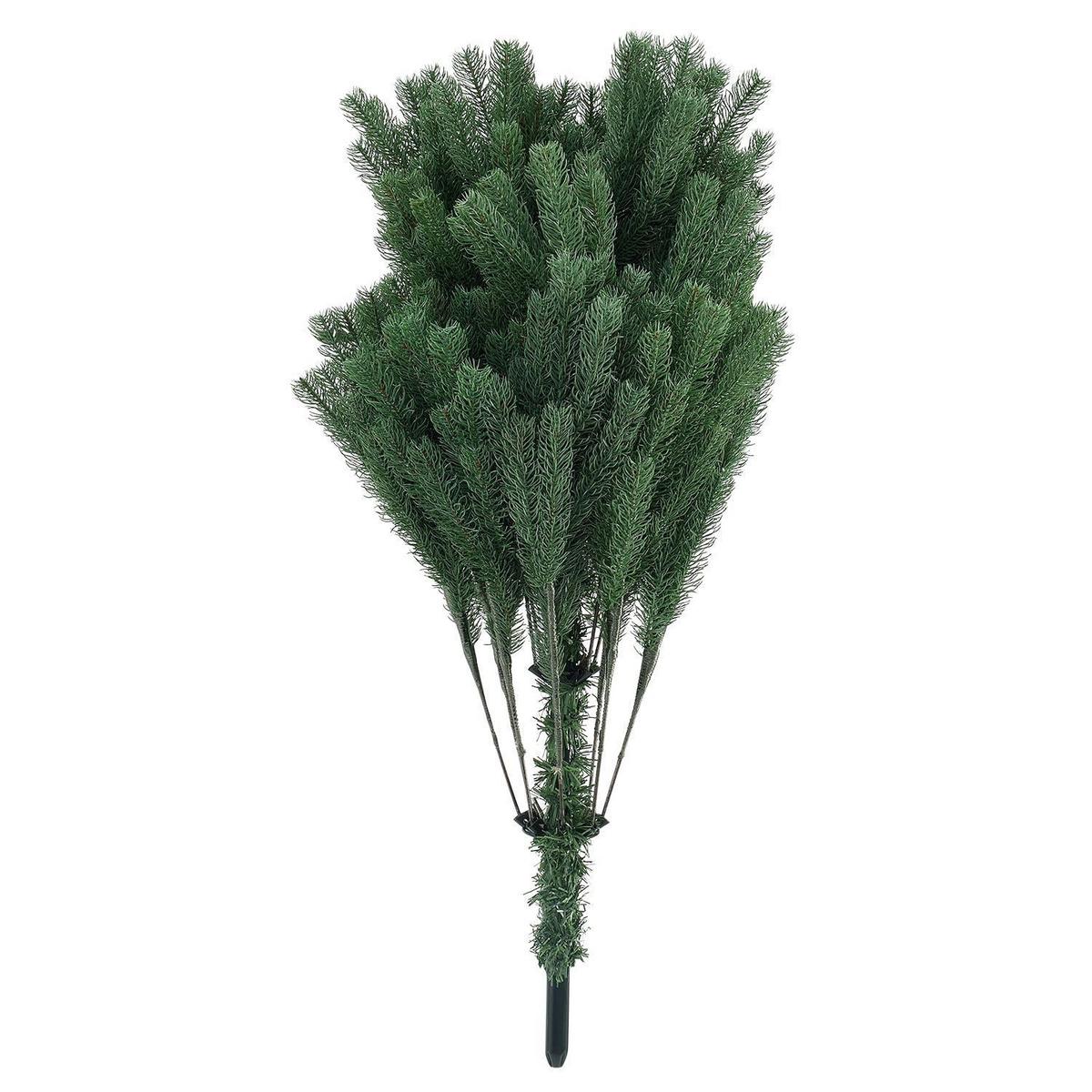KÜNSTLICHER WEIHNACHTSBAUM Talvi 180 cm mit Metallständer - Grün, Kunststoff (180cm) - Juskys
