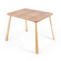 KINDERTISCH mit massivholzbeinen 60/45/54 cm - Eichefarben, Holzwerkstoff (60/48/46cm) - Calicosy