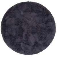 HOCHFLOR SHAGGY TEPPICH FLUFFY RUND - Anthrazit, Textil (160/160cm) - Pergamon