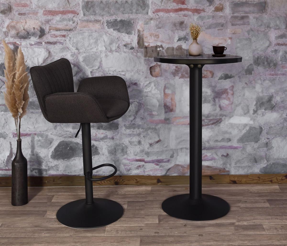 BARHOCKER Hellgrau - Hellgrau, Textil (50/110/45cm) - MCW