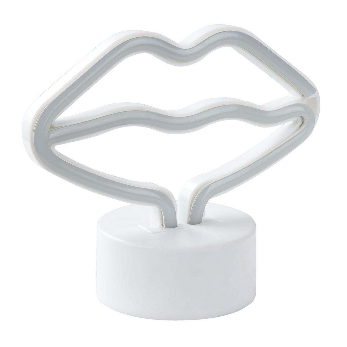 NEONLICHT Flora 8/17/15 cm - Pink, Kunststoff (8/17/15cm) - Beliani