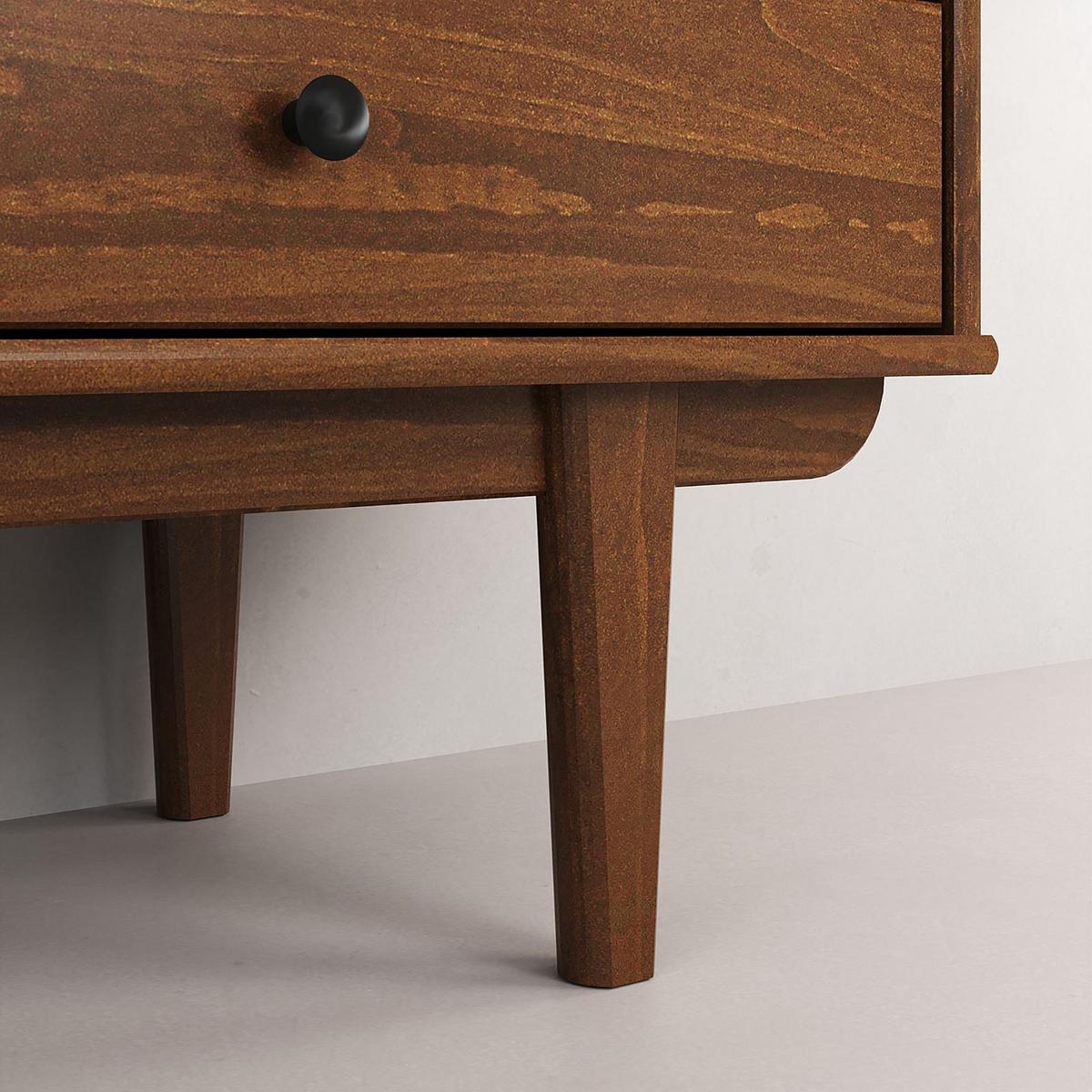 SIDEBOARD SIMONA Kastanie - Kastanienfarben, Holz (175/76/41cm) - IDIMEX