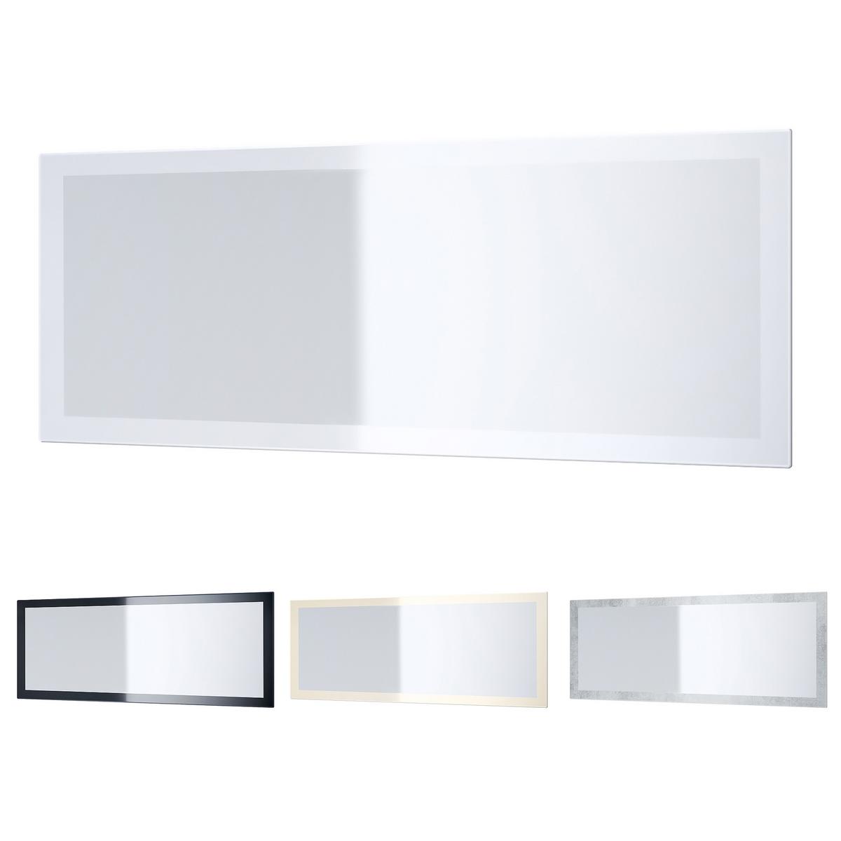 SPIEGEL Lima Petrol Hochglanz - Petrol, Holzwerkstoff (139/55/2cm) - Vladon