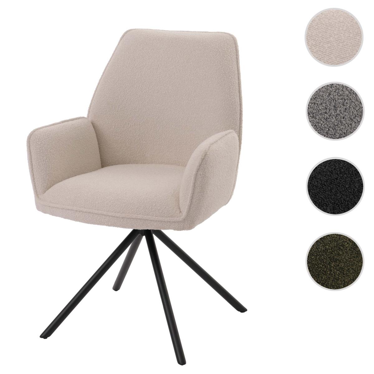 ESSZIMMERSTUHL Cremeweiß - Creme/Weiß, Textil (60/86/60cm) - MCW