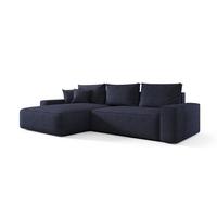 ECKSOFA Walken Mit Schlaffunktion - Dunkelblau, Holzwerkstoff/Textil (280/185cm) - Fun Möbel