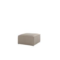 POLSTERHOCKER Celes Premium 65x65cm - Beige, Holzwerkstoff/Textil (65/40/65cm) - Fun Möbel