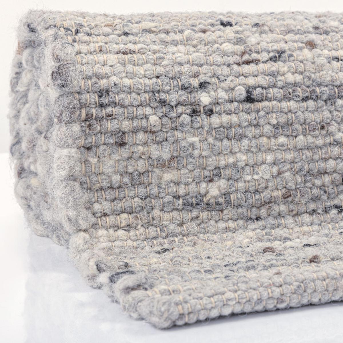 HANDWEBTEPPICH Anden 140x200 cm - Dunkelgrau, Textil (140/200cm) - Rug and Roll