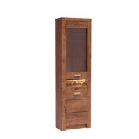 VITRINE ZERI 192 / 56 cm in Braun - Braun, Holzwerkstoff (56/192/47cm) - MASSENO