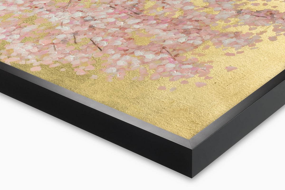 ÖLGEMÄLDE 120/60 cm - Pink/Braun, Holz/Textil (120/60cm) - KUNSTLOFT