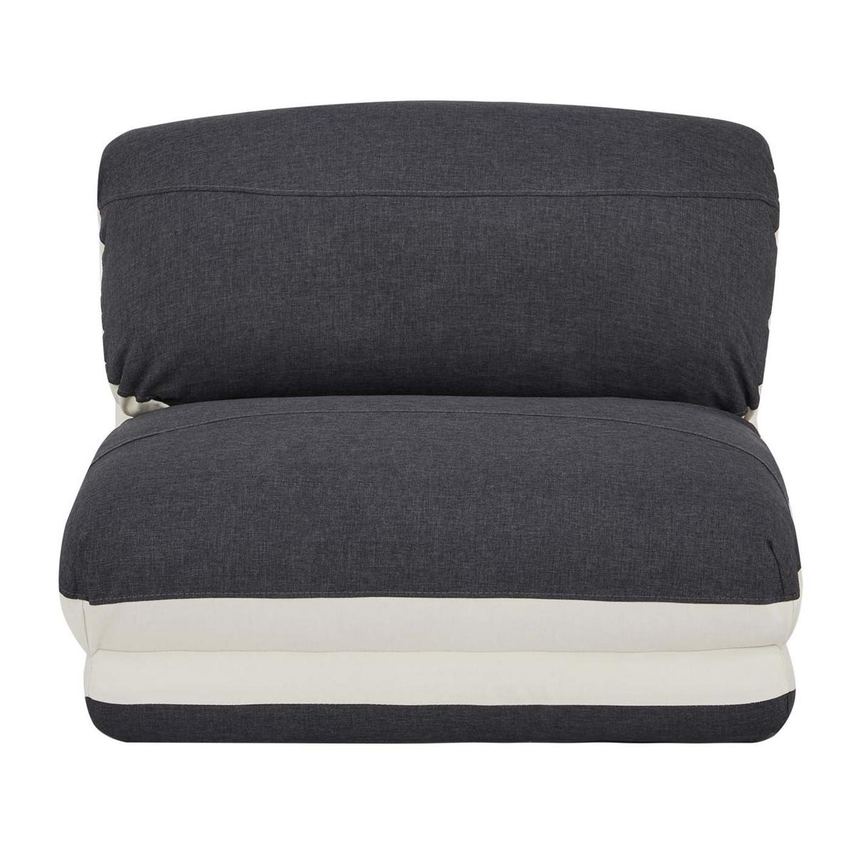 SCHLAFSESSEL Beige, Schwarz - Beige/Schwarz, Textil (75/60/75cm) - MCW