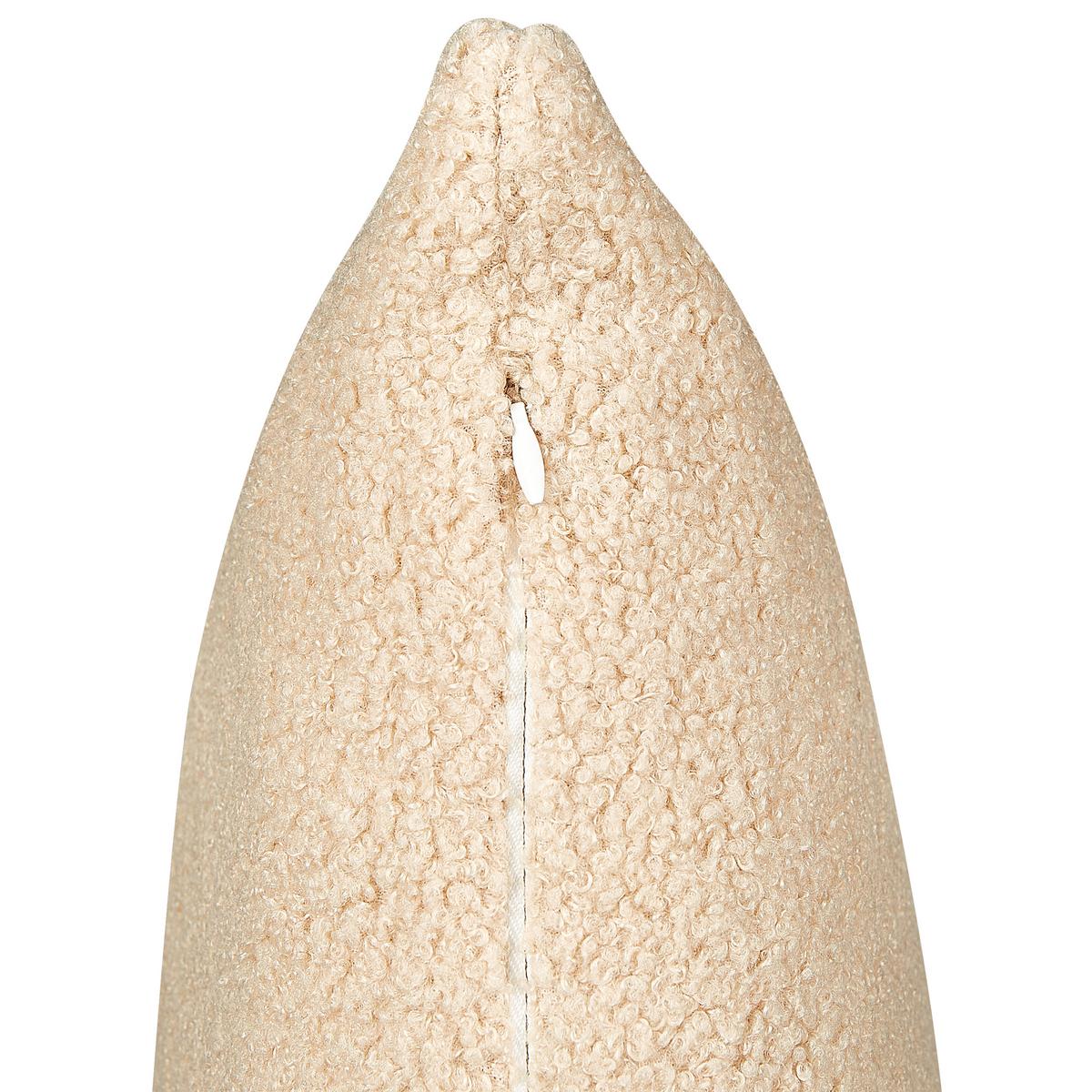 DEKOKISSEN 2er-Set Sandbeige 45/45 cm Leuzea - Sandfarben, Textil (45/45cm) - Beliani
