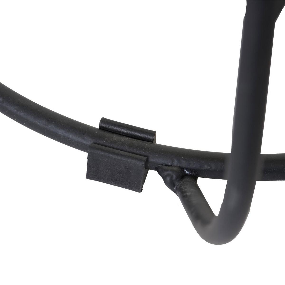 SITZHOCKER ECHTHOLZ Braun, Schwarz - Schwarz/Braun, Holz (35/40/35cm) - MCW