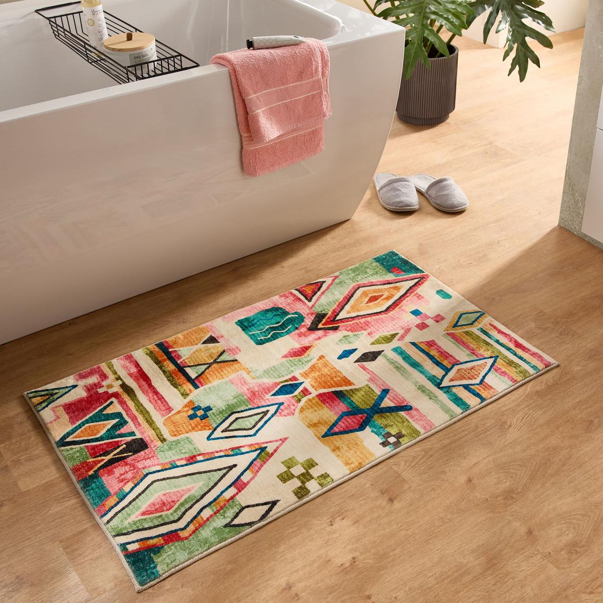 BADTEPPICH Ariella Bunt 60x100 cm - Multicolor, Textil (60/100cm) - Gino Falcone