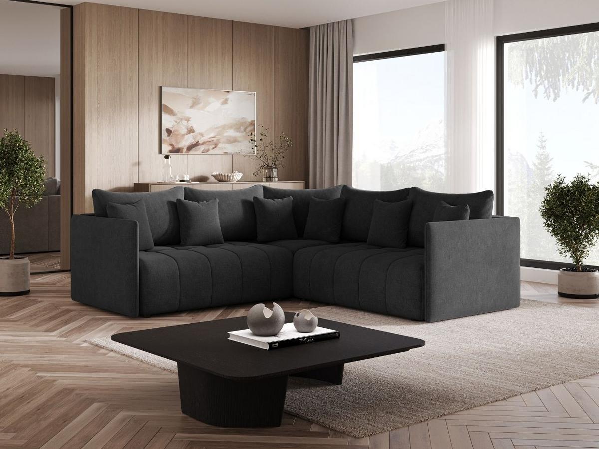 ECKSOFA Ardi Anthrazit - Anthrazit, Holz/Textil (240/240cm) - Graingold