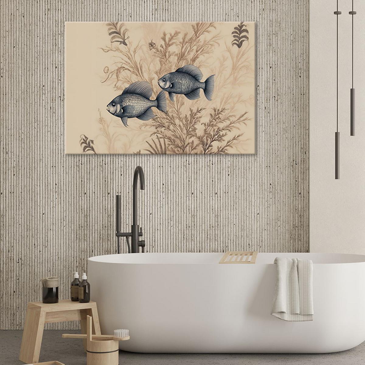 KUNSTDRUCK Beige 90/60 cm - Beige, Textil (90/60cm) - KUNSTLOFT