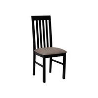 STUHL Nilo I, Holzfarbe: Schwarz - Schwarz/Bronzefarben, Holz (43/96/48cm) - MIRJAN24