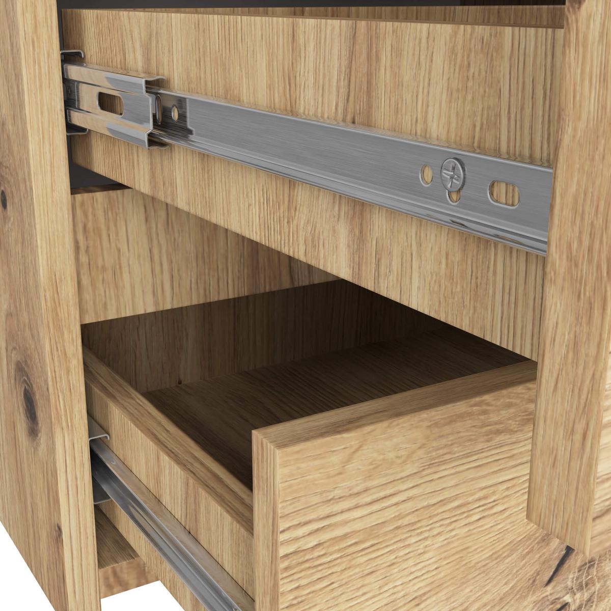 KOMMODE Eiche Artisan 57/100/35 - Eiche Artisan, Holzwerkstoff (100/57/35cm) - RAUMHIRSCH FURNITURE