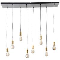 PENDELLEUCHTE Darcia 99815/06 - Schwarz, Metall (110/34.8/133cm) - Brilliant