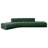 ECKSOFA modulares Sofa Solven-L1 - 380x174x70 cm Grün - Grün, Holzwerkstoff/Textil (380/174cm) - ALTDECOR