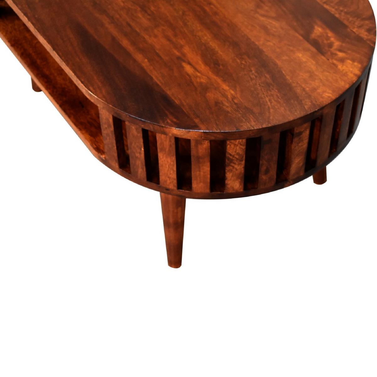COUCHTISCH Ariella - Braun, Holz (80/50/40cm) - Artisan Furniture
