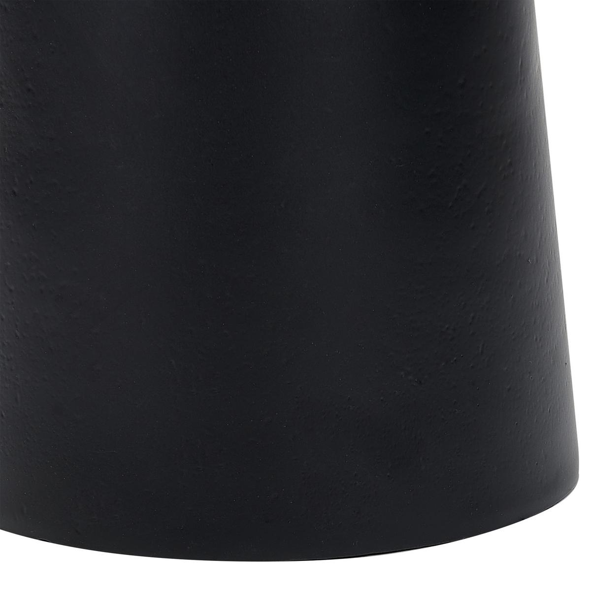BEISTELLTISCH Aluminium gold/schwarz rund 36 cm Tanami - Goldfarben/Schwarz, Metall (36/36/48cm) - Beliani