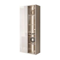 VITRINE CARMEN, hängend mit LED-Beleuchtung - Kaschmir, Holzwerkstoff (60/150/30cm) - Lookway