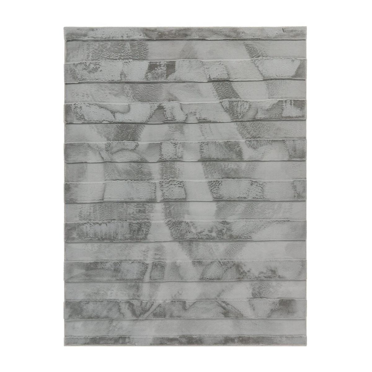 HOCHFLORTEPPICH Boho Grau 60 x 100 cm - Grau, Kunststoff (60/100cm) - TT Home