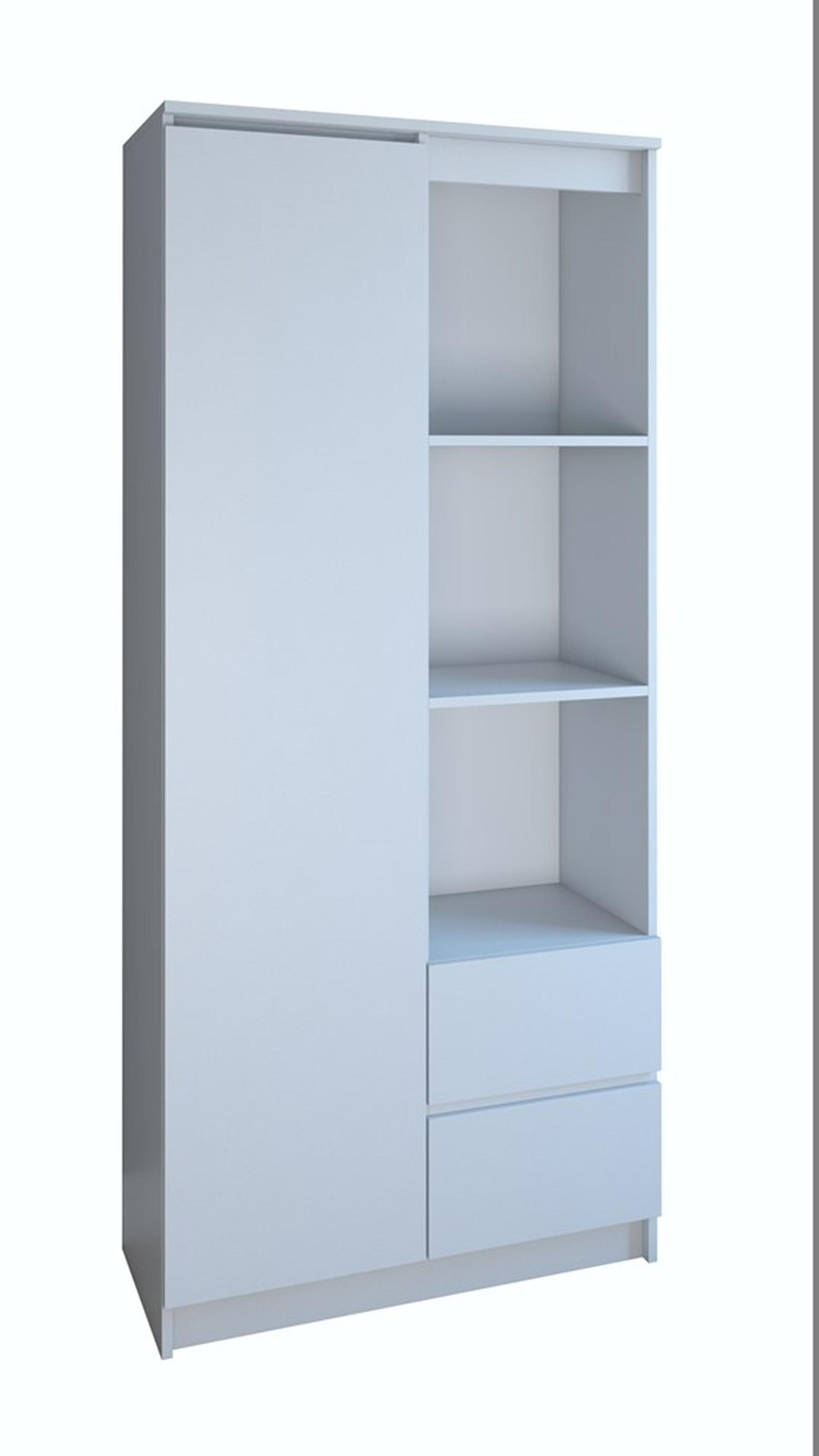 BÜCHERREGAL Weiß 80/180/35 - Weiß, Holzwerkstoff (80/180/35cm) - RAUMHIRSCH FURNITURE