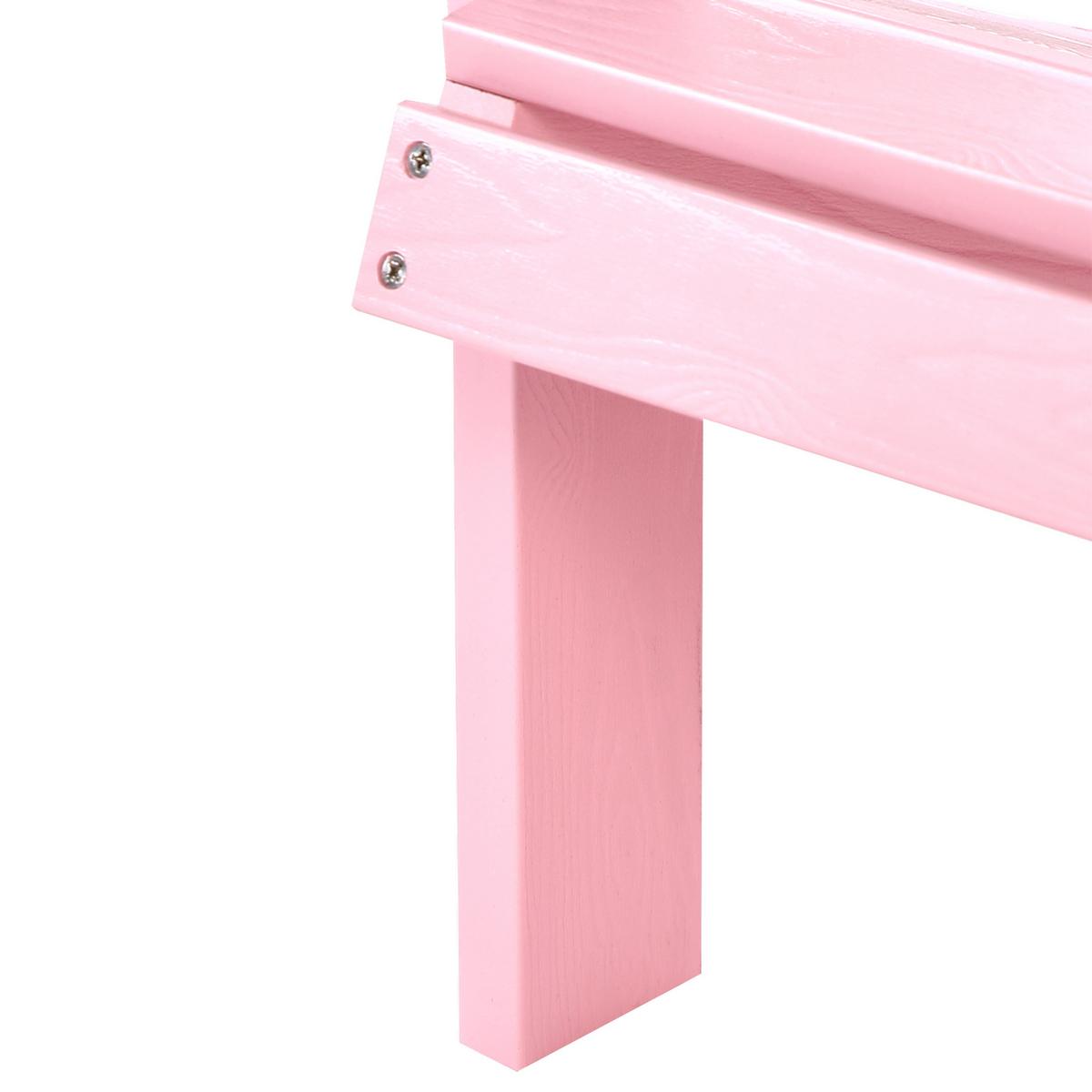 KINDERSESSEL Rosa Adirondack - Pink, Kunststoff (40/64/50cm) - Beliani