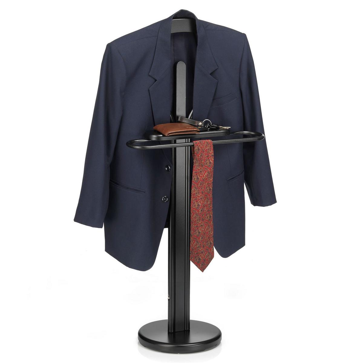 HERRENDIENER MATTEO schwarz/schwarz - Schwarz, Metall (50/108/28cm) - IDIMEX
