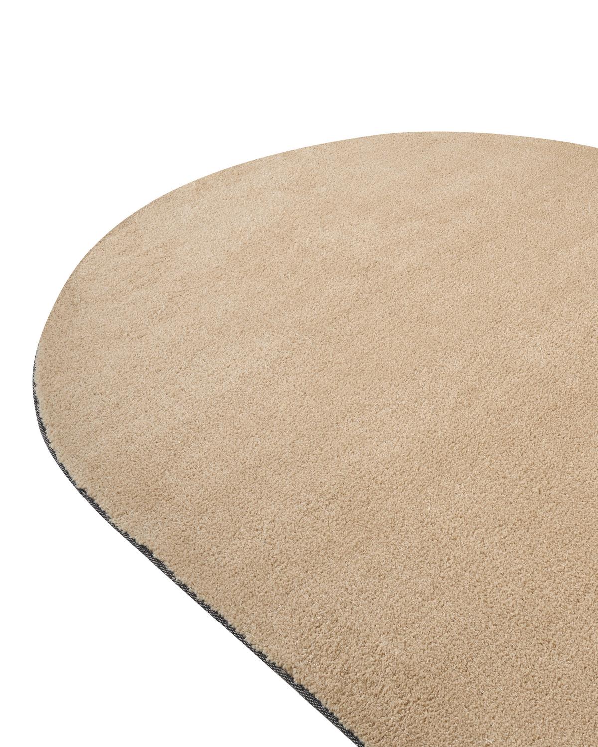 SHAGGY-TEPPICH Beige 160/230 cm Demre - Beige, Textil (160/230cm) - Beliani