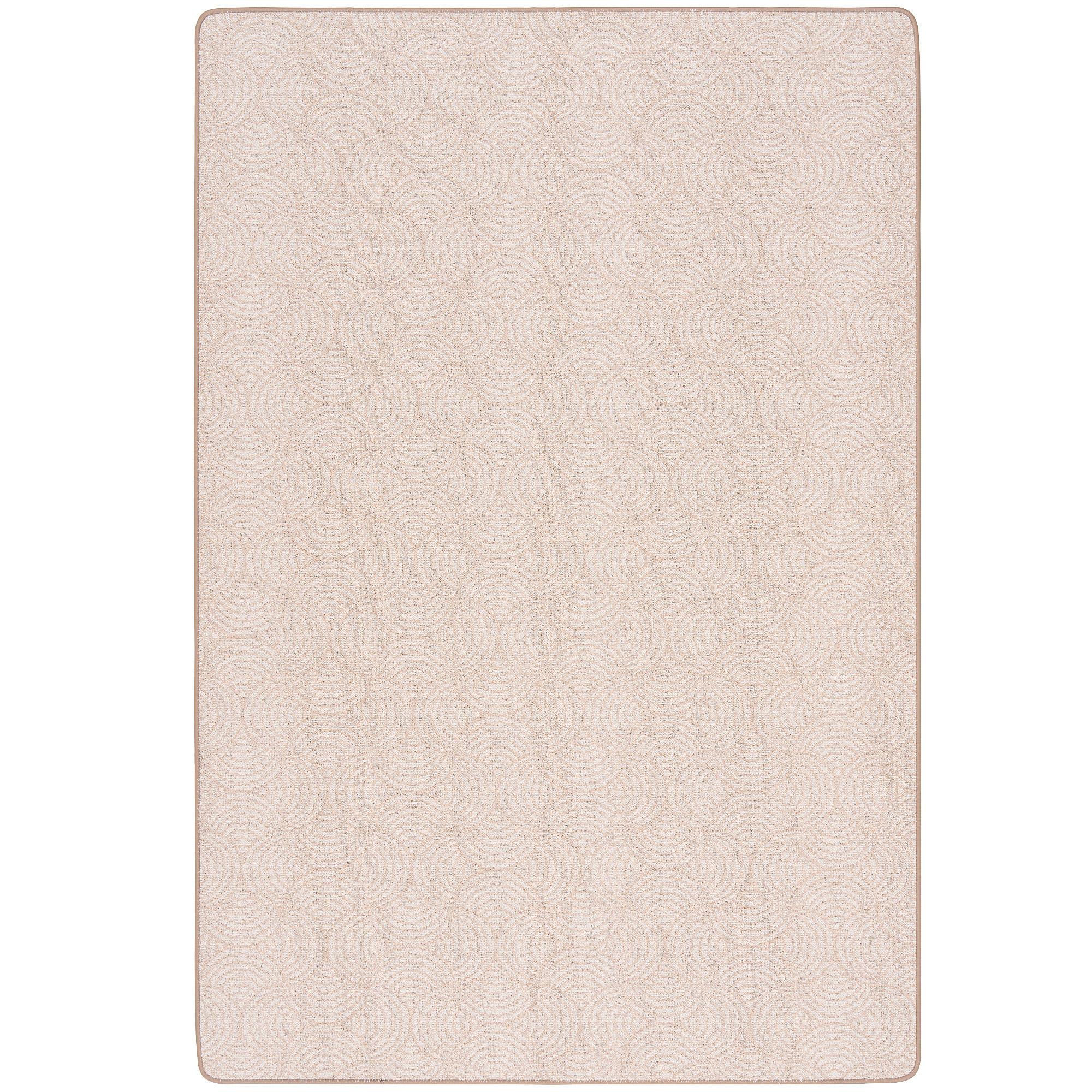 FEINSCHLINGE DESIGNER TEPPICH CIRCLE - Beige, Textil (100/100cm) - Snapstyle