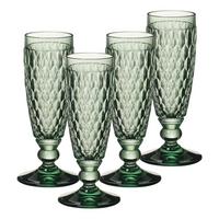 SEKTGLÄSER Boston Coloured Grün 145 ml 4er Set - Grün, Glas (0.145L) - Villeroy & Boch