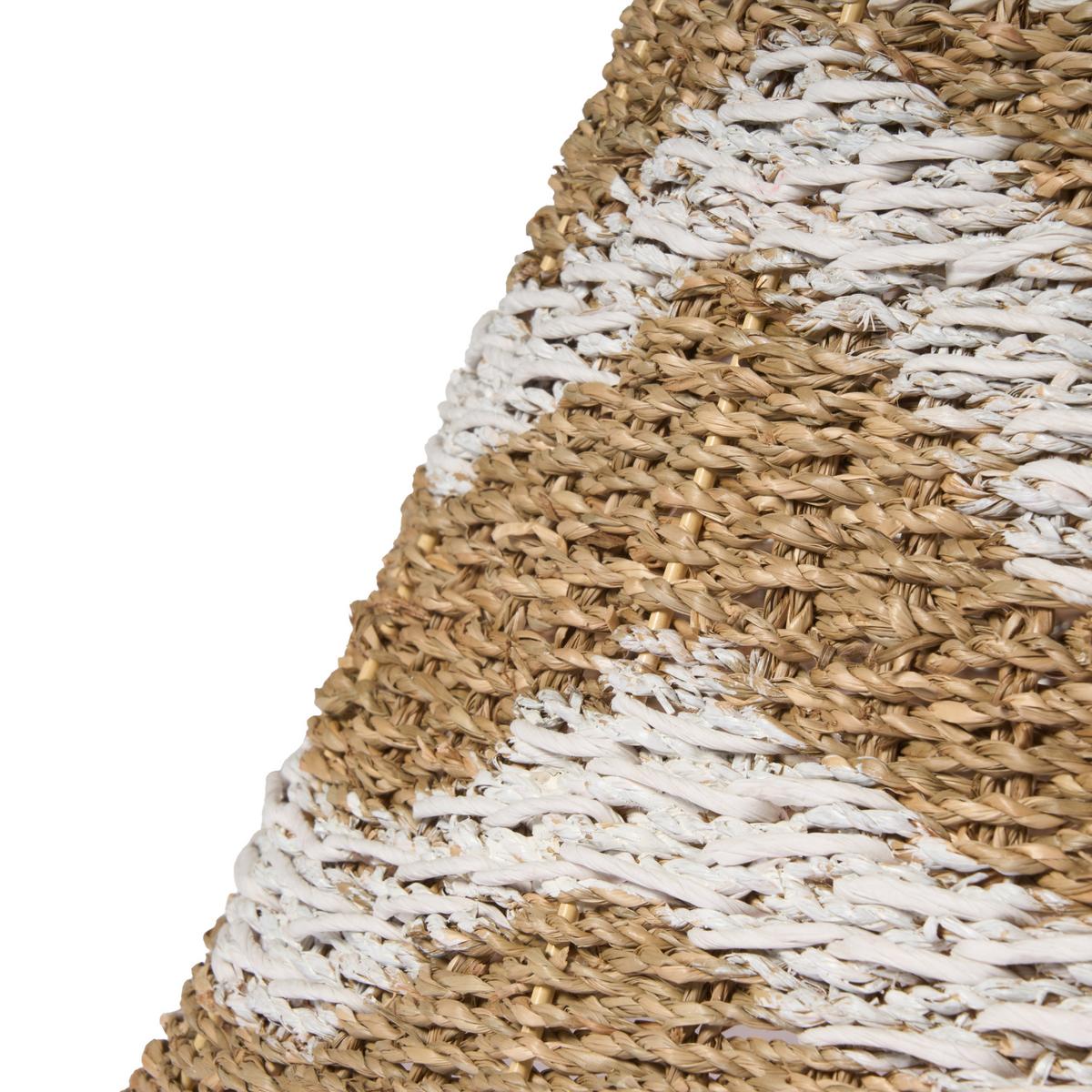 WEIHNACHTSBAUMKRAGEN 24 cm Naturfarben Hiver - Naturfarben, Naturmaterialien (24cm) - Beliani
