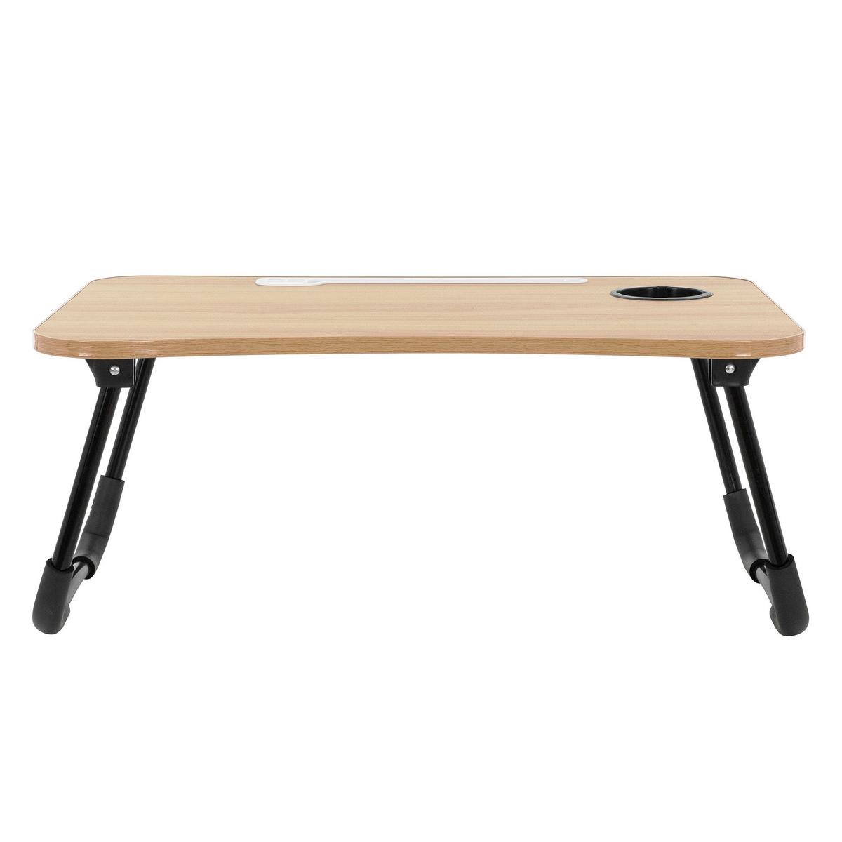 LAPTOPTISCH Natur 60x40 cm klappbar - Braun, Holzwerkstoff (60/40/25cm) - ML-DESIGN