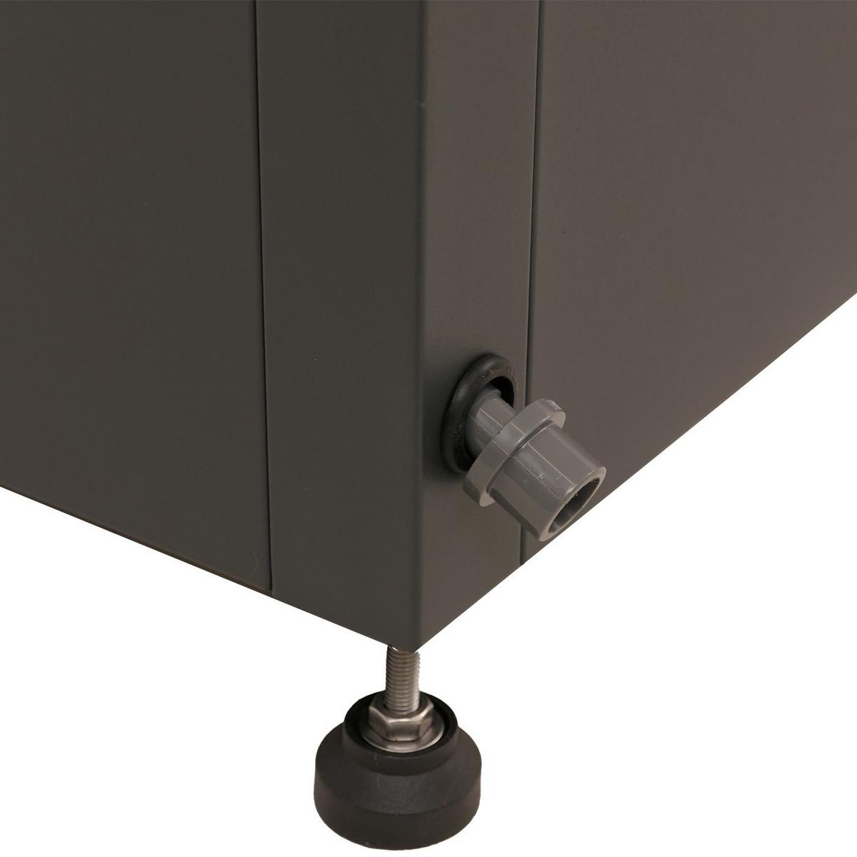 HOCHBEET Anthrazit - Anthrazit, Metall (101/91/51cm) - MCW