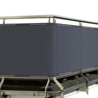 BALKONUMSPANNUNG SolVision PB2 90/300 cm Anthrazit PE - Anthrazit, Kunststoff (300/90cm) - Sol Royal