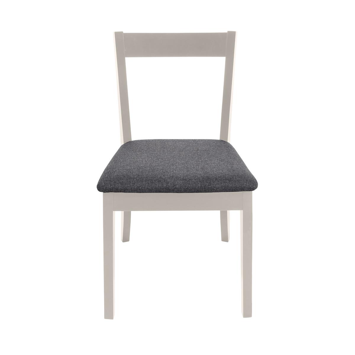 STUHL Moden mit kaschmirfarbenen Holzbeinen, Polsterstuhl, Anthrazit - Kaschmir/Anthrazit, Holz (45/84/45cm) - Beautysofa