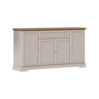 SIDEBOARD Dulci Kaschmir und Holz - Beige, Holzwerkstoff (164.7/91.5/46.2cm) - Petits-meubles