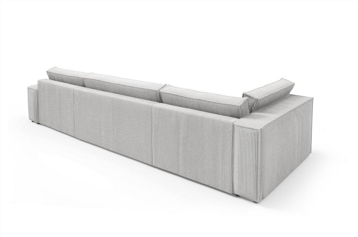 WOHNLANDSCHAFT Corunia - Grün, Holzwerkstoff/Textil (398/70/148cm) - Fun Möbel