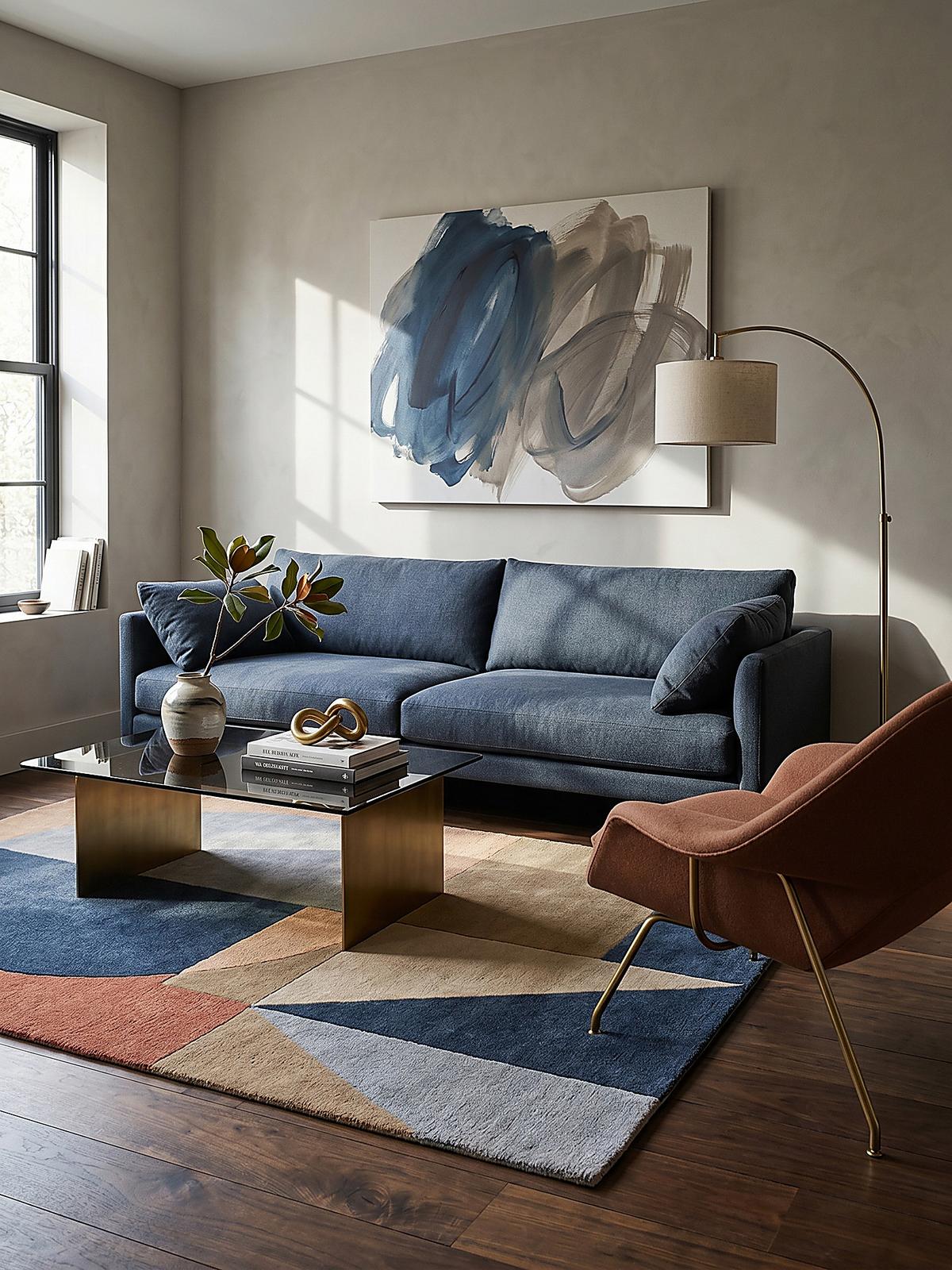 WOLLTEPPICH DEBEN, geometrisch, Pastell-Bunt, 120 x 170 cm - Multicolor, Textil (170/120cm) - KADIMA DESIGN
