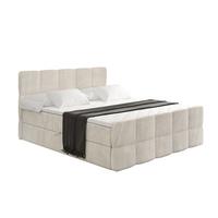 BOXBETT mit Matratze und Lattenrost - LIRO-Z - 120x200 - Beige Casablanca - Beige, Holzwerkstoff (120/200cm) - ALTDECOR