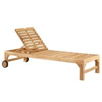 GARTENLIEGE GRANADA natur - Naturfarben, Holz (65/39/200cm) - CARO-Möbel